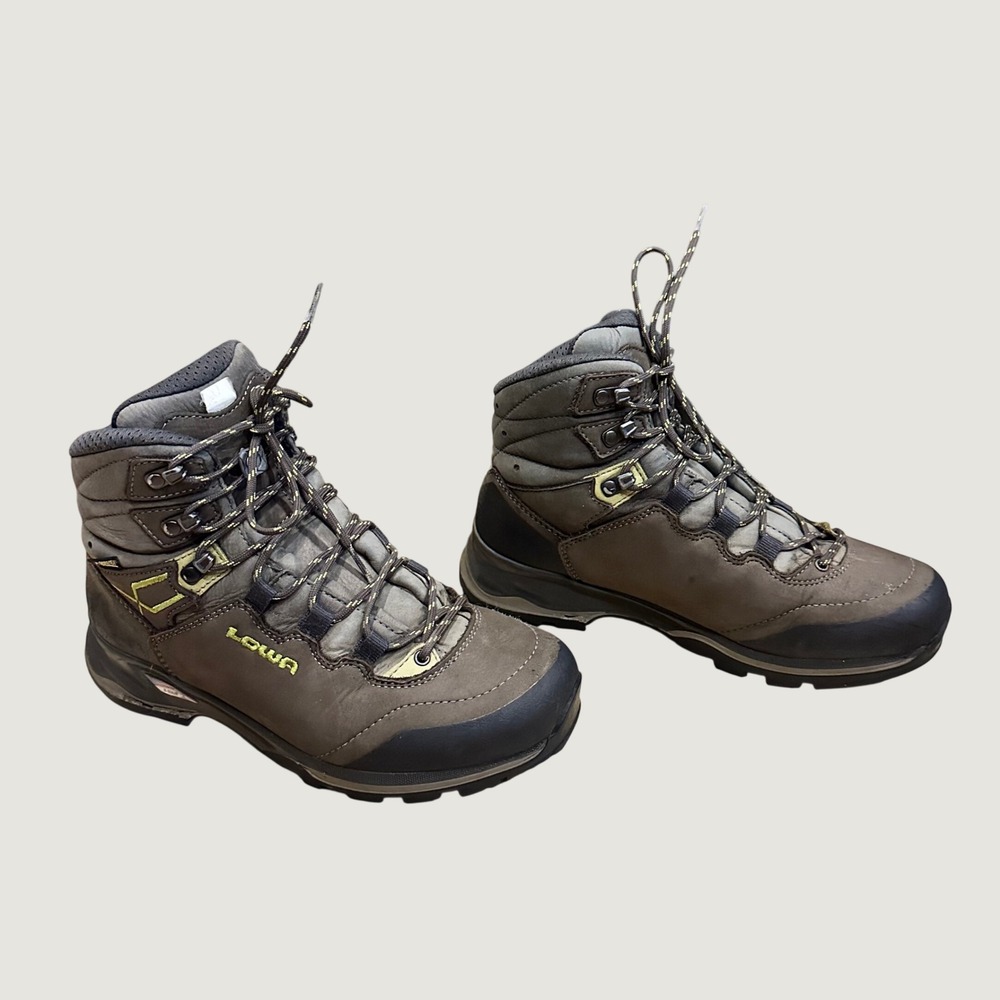 Lowa Lady Light GTX Hiking Boots Brown Leather Gore-Tex Womens 7 Made in Italy